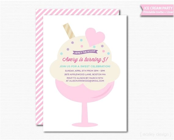 Ice Cream Sundae Party Invitations Ice Cream Sundae Invitation Ice Cream Party Ice Cream Birthday Ice Cream Sundae Party Invitations Ice Cream Sundae Invitation Ice Cream Party Ice Cream Birthday