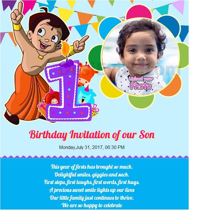 Indian Birthday Party Invitations Free Birthdays Invitation Card Online Invitations