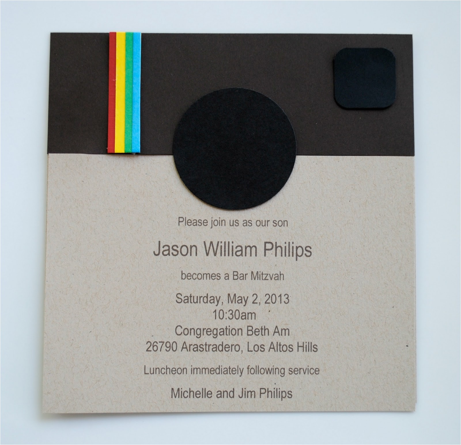 Instagram Party Invitations Jac O 39 Lyn Murphy the Instagram Bar Mitzvah