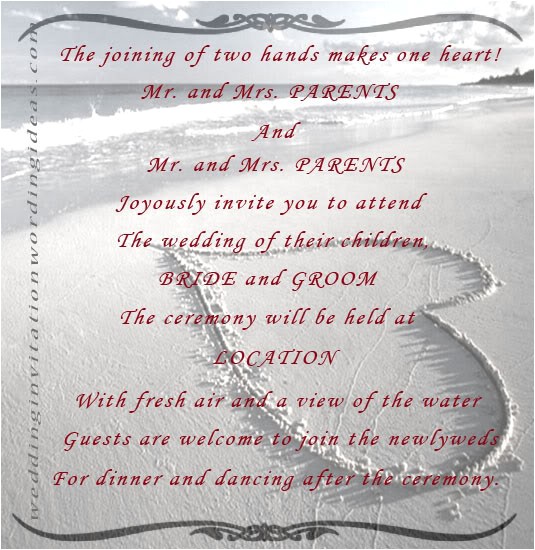 Invitation Sayings for Weddings Beach theme Wedding Quotes Quotesgram