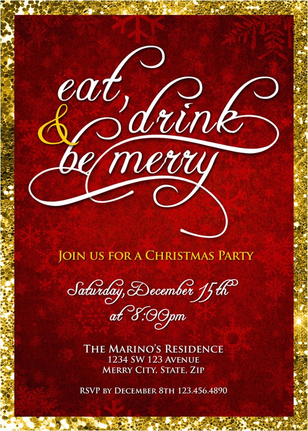 Invitation to A Company Christmas Party 30 Party Invitations Printable Psd Ai Vector Eps