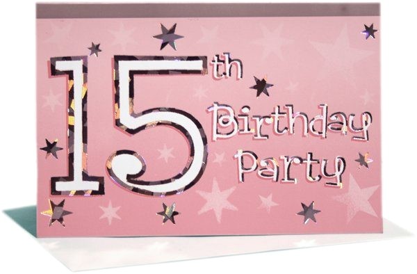 Invitations for 15 Birthday Party 15th Birthday Party Invitations A Birthday Cake