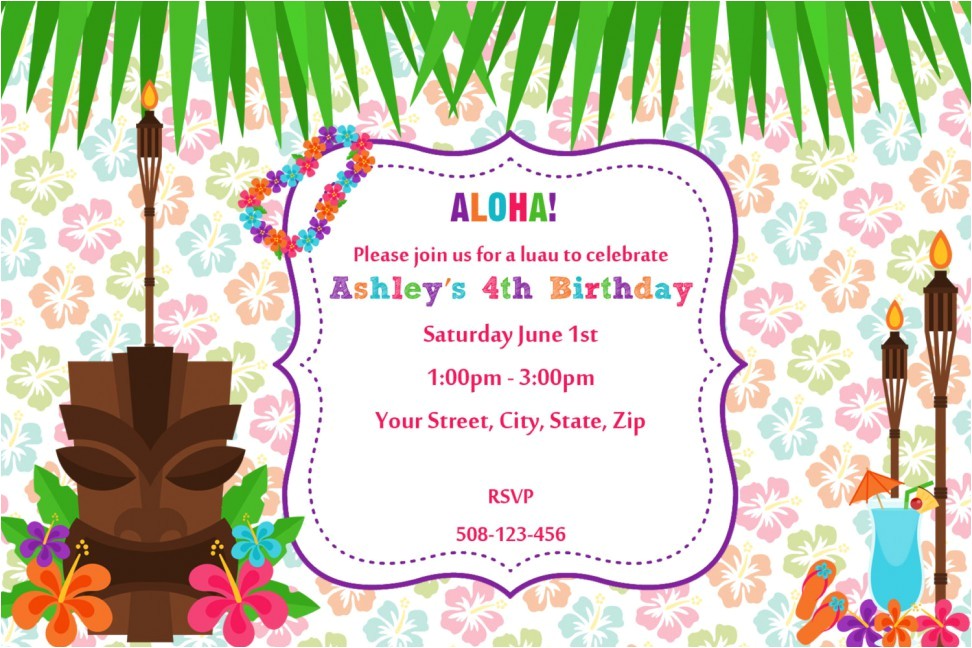 Invitations for 15 Birthday Party Hawaiian Birthday Invitations Hawaiian Birthday Invitations for 15 Birthday Party Hawaiian Birthday Invitations Hawaiian Birthday
