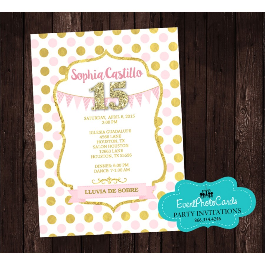 Invitations for 15 Birthday Party Polka Princess Birthday Party Invitations Sweet 15 Invitations for 15 Birthday Party Polka Princess Birthday Party Invitations Sweet 15