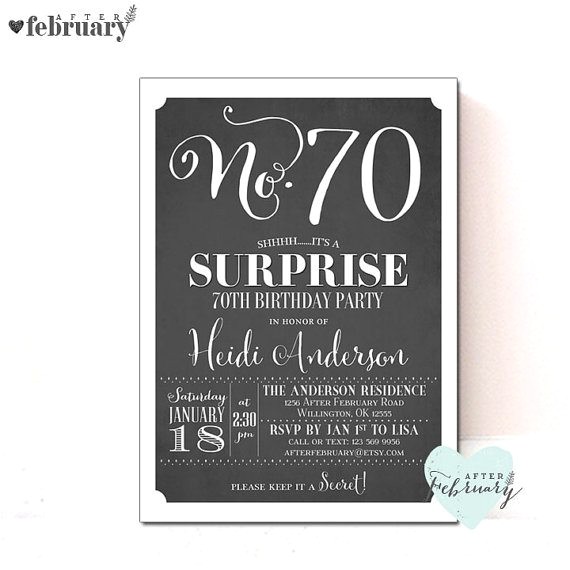 Invitations for 70th Birthday Party Templates 70th Birthday Party Invitations A Birthday Cake