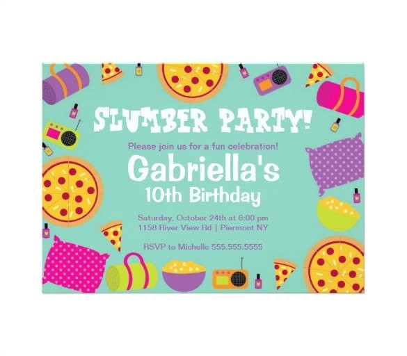 Invitations for Sleepover Party Templates 11 Creative Slumber Party Invitation Templates Designs
