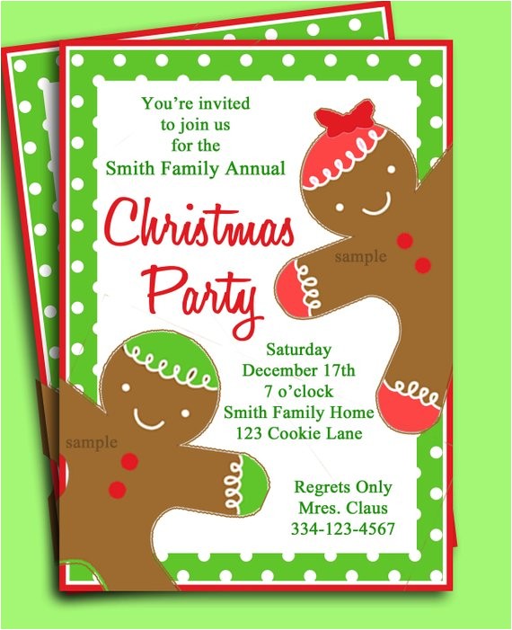 Kids Holiday Party Invitation Items Similar to Christmas Party Invitation Printable