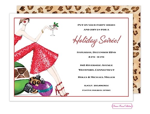 Ladies Christmas Party Invitations Christmas Cocktail Party Invitations Christmas Cocktail