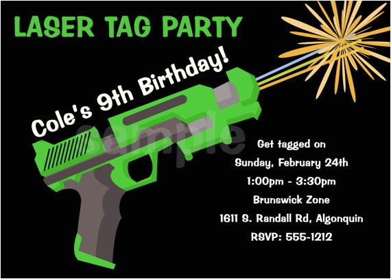 Laser Tag Party Invitations Free Laser Tag Birthday Invitations Ideas Free Bagvania Free