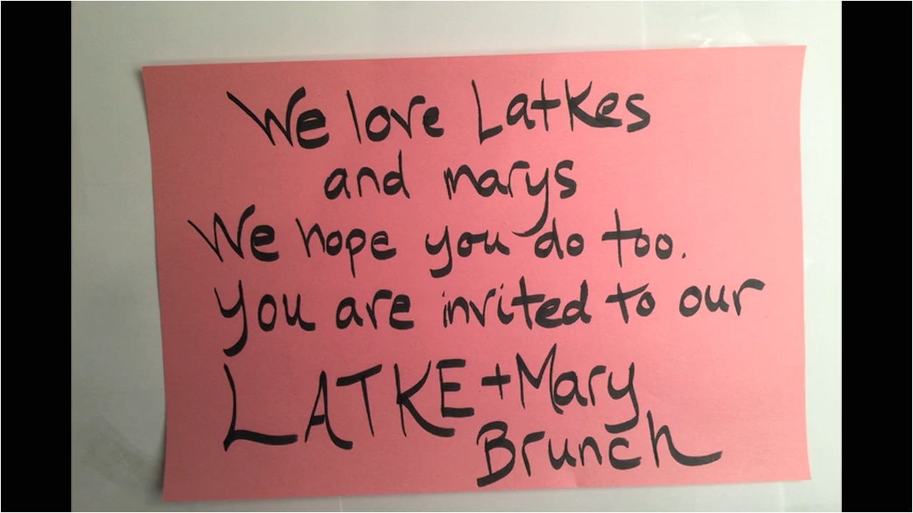 Latke Party Invitation Latke Mary 2015 Invitation On Vimeo Latke Party Invitation Latke Mary 2015 Invitation On Vimeo