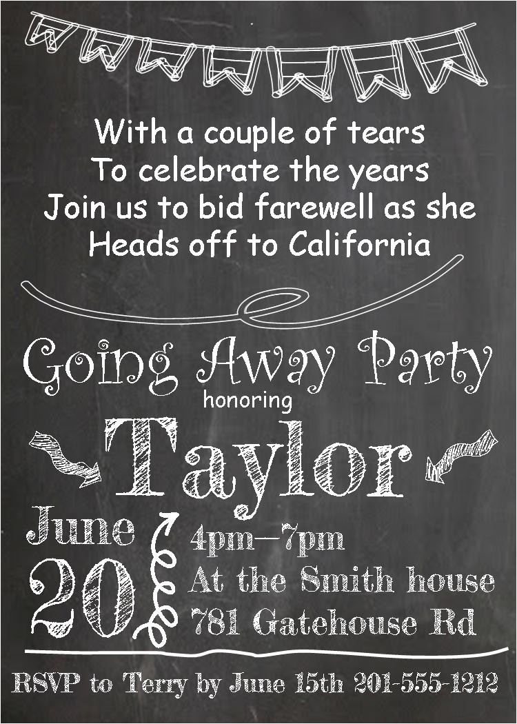 Leaving Job Party Invitation Going Away Party Invitations New Selections 2017