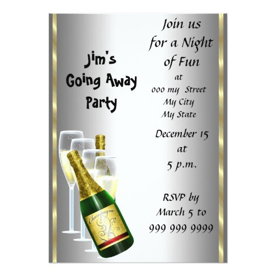 Leaving Party Invitation Farewell Party Invitation Card Zazzle Com