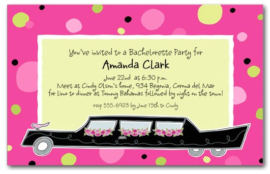 Limo Birthday Party Invitations Limo Party Invitation Sweet Sixteen Party Invitations