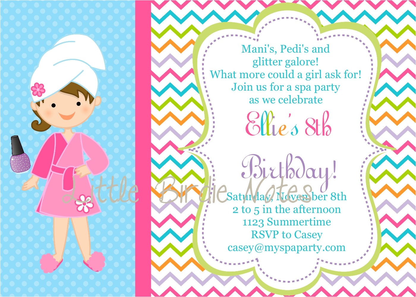 Little Spa Party Invitations Girls Spa Birthday Party Invitations Dolanpedia