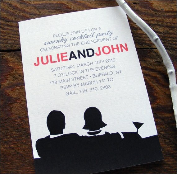 Mad Men Party Invitations Unavailable Listing On Etsy