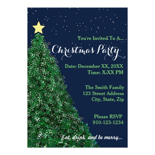 Make My Own Christmas Party Invitations Create Your Own Christmas Party Invitation Zazzle