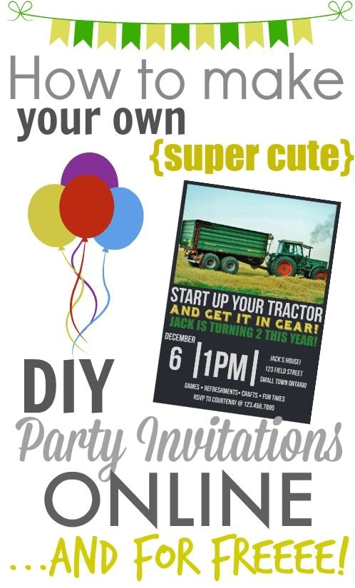 Make Your Own Birthday Party Invitations Free Printable Make Your Own Diy Printable Party Invitations the Creek Make Your Own Birthday Party Invitations Free Printable Make Your Own Diy Printable Party Invitations the Creek