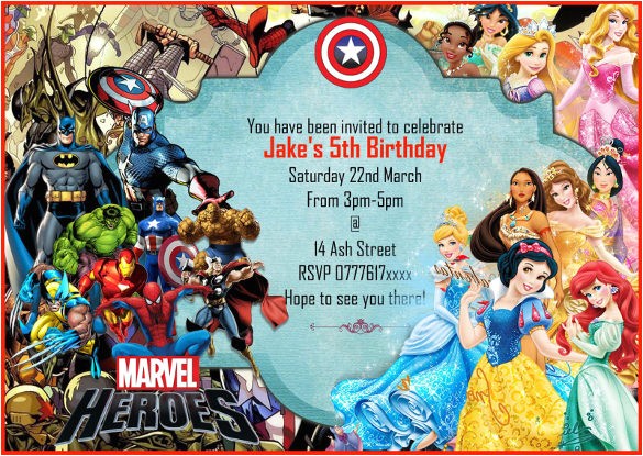 Marvel Party Invitation Template Free 18 Superhero Birthday Invitations Free Psd Vector Eps Marvel Party Invitation Template Free 18 Superhero Birthday Invitations Free Psd Vector Eps