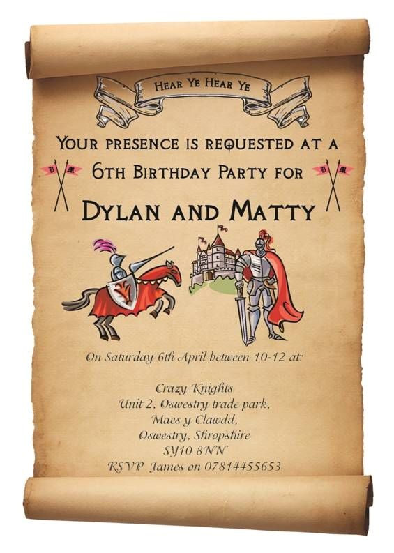 Medieval Party Invitations 35 Best Images About Medieval Times 11th Bday Party On
