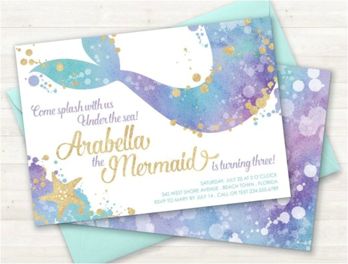 Mermaid themed Party Invitations 10 Mermaid Party Ideas for A Teal Purple Gold Bash Mermaid themed Party Invitations 10 Mermaid Party Ideas for A Teal Purple Gold Bash