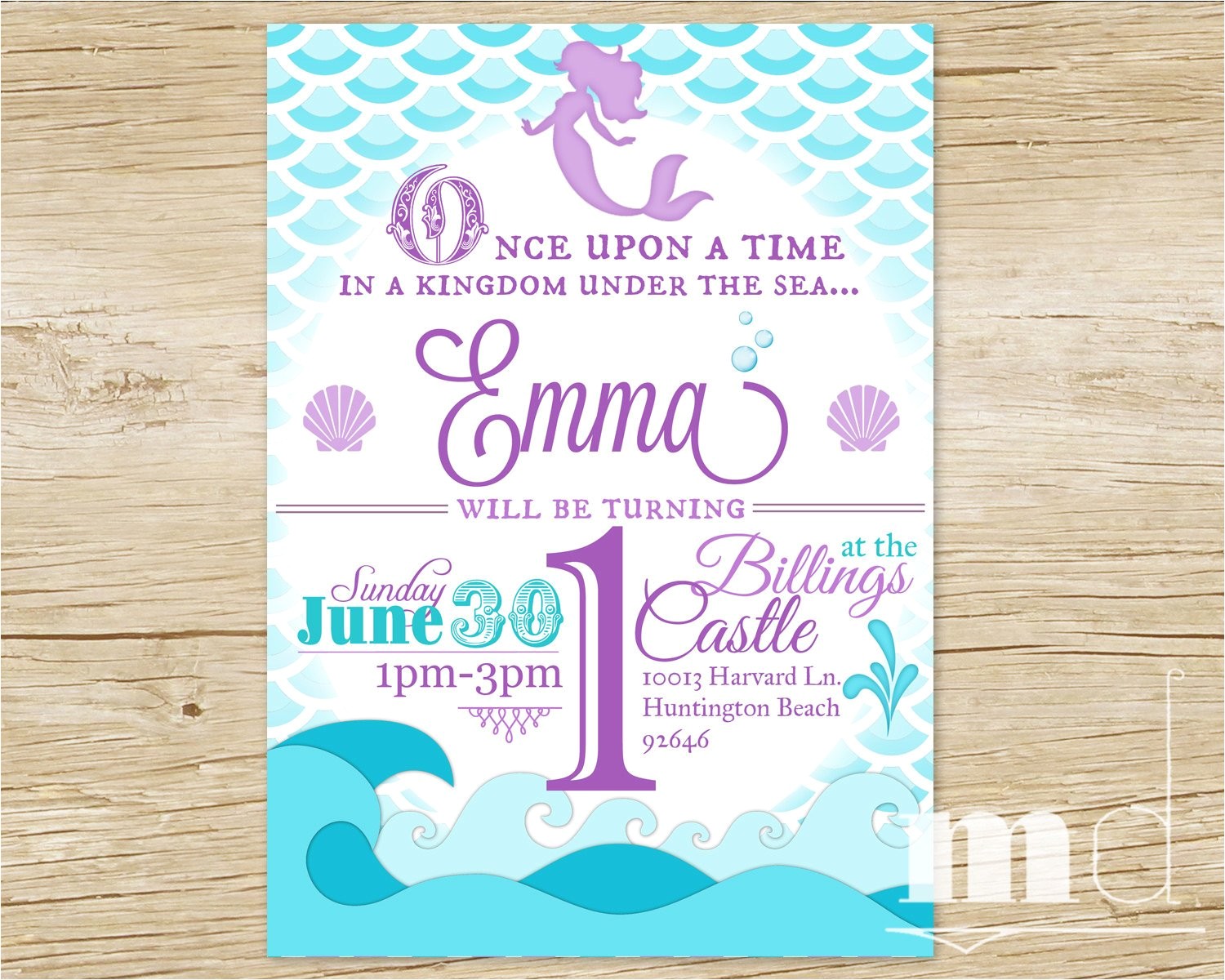 Mermaid themed Party Invitations Mermaid Birthday Party Invitation Little Mermaid Birthday Mermaid themed Party Invitations Mermaid Birthday Party Invitation Little Mermaid Birthday
