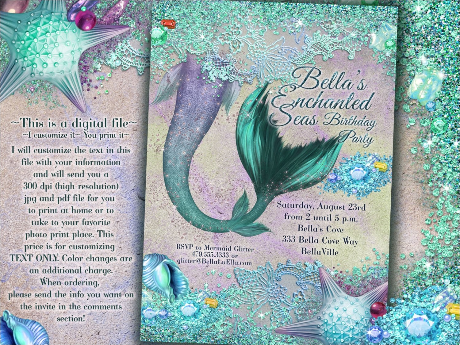 Mermaid themed Party Invitations Mermaid Mermaid Invitations Mermaid Party Mermaid Pool Mermaid themed Party Invitations Mermaid Mermaid Invitations Mermaid Party Mermaid Pool