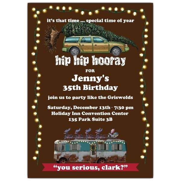 National Lampoons Christmas Vacation Party Invitations 17 Best Images About Christmas Vacation Party On Pinterest