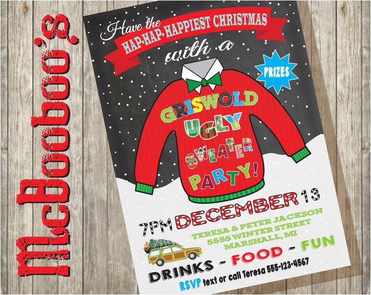 National Lampoons Christmas Vacation Party Invitations 57 Best Images About Klimczak Griswold Christmas On