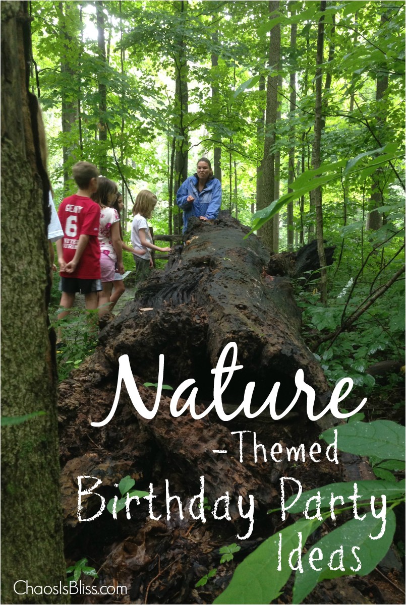 Nature themed Birthday Party Invitations Nature themed Birthday Party Ideas