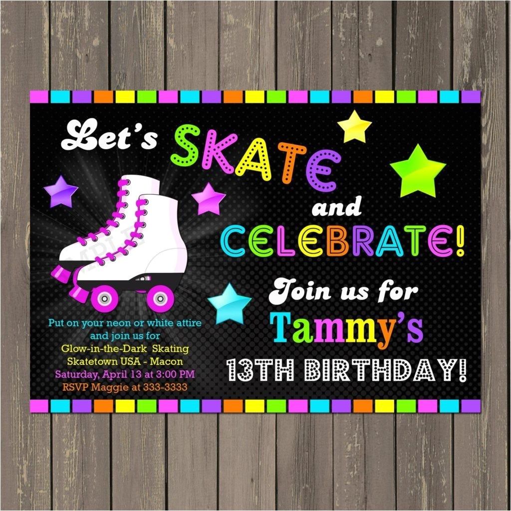 Neon themed Party Invitations Amazing Neon Party Invitations Party Ideas Hq