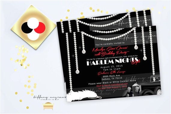 Nightclub themed Party Invitations 1000 Images About Harlem Night On Pinterest Harlem