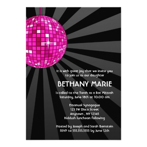 Nightclub themed Party Invitations Club theme Bar and Bat Mitzvah Ideas Jew It Up