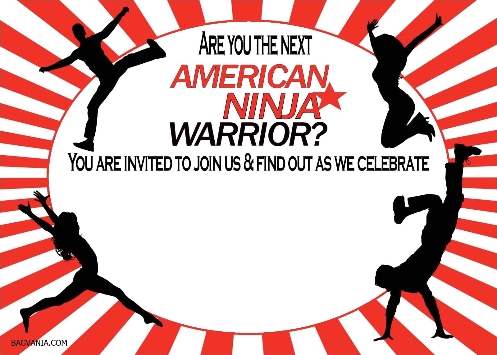 Ninja Birthday Party Invitation Template Free Free Printable Ninja Birthday Invitations Template