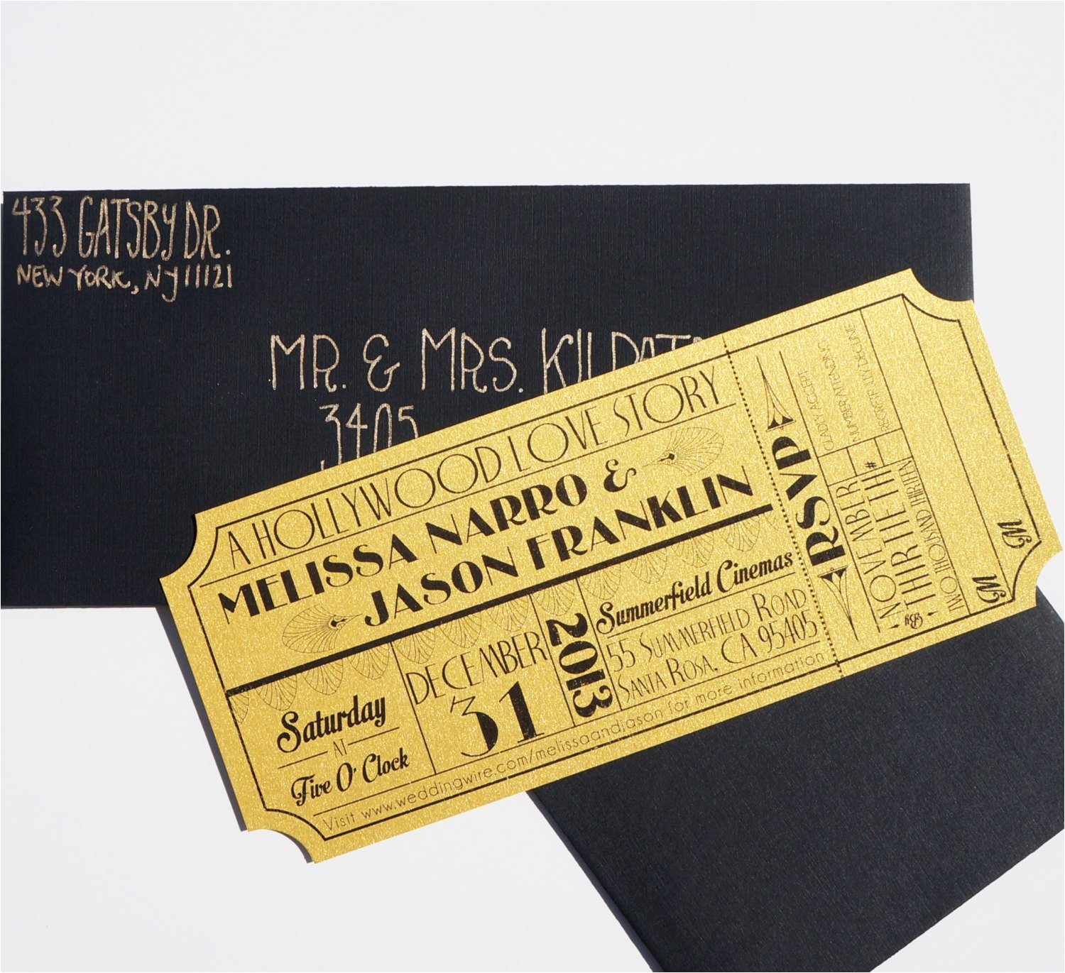 Old Hollywood Party Invitations Old Hollywood Art Deco Gold Movie Ticket Invitation Sample Old Hollywood Party Invitations Old Hollywood Art Deco Gold Movie Ticket Invitation Sample