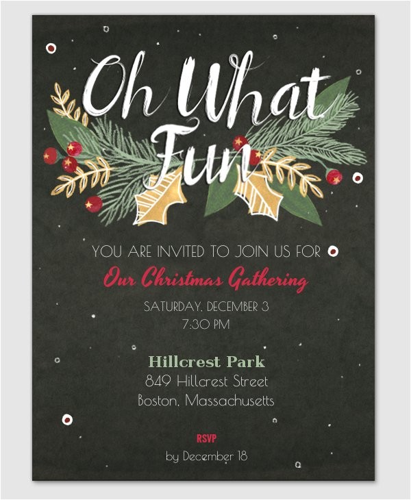 Online Christmas Party Invitation Templates Free 28 Christmas Party Invitation Templates Free Psd