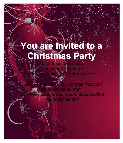 Online Christmas Party Invitation Templates Free Free Christmas Party Invitation Template Cimvitation