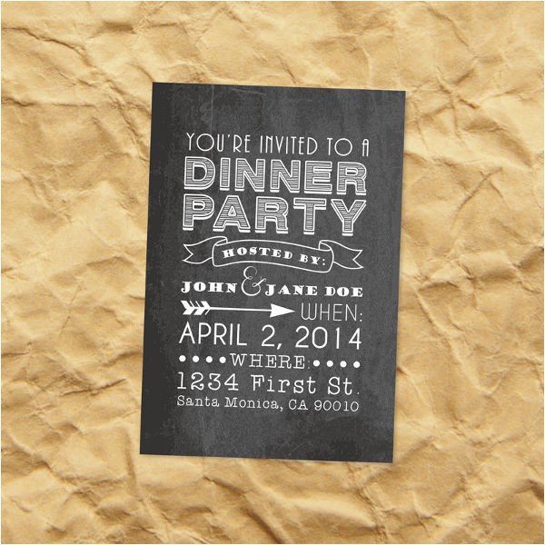 Online Dinner Party Invitations 13 Dinner Party Invitations Free Sample Example