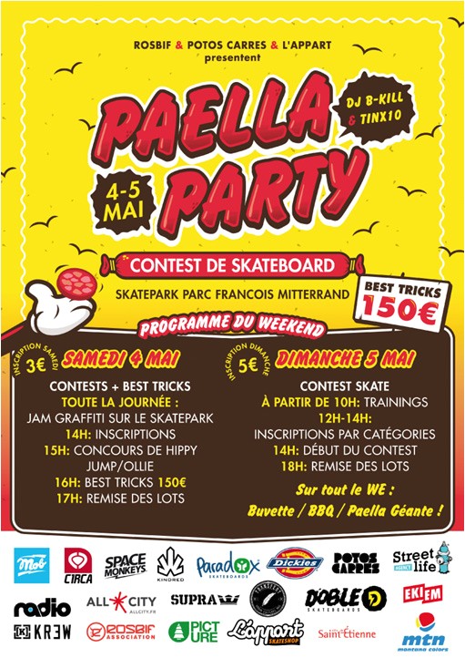 Paella Party Invitations Paella Party Saint Etienne