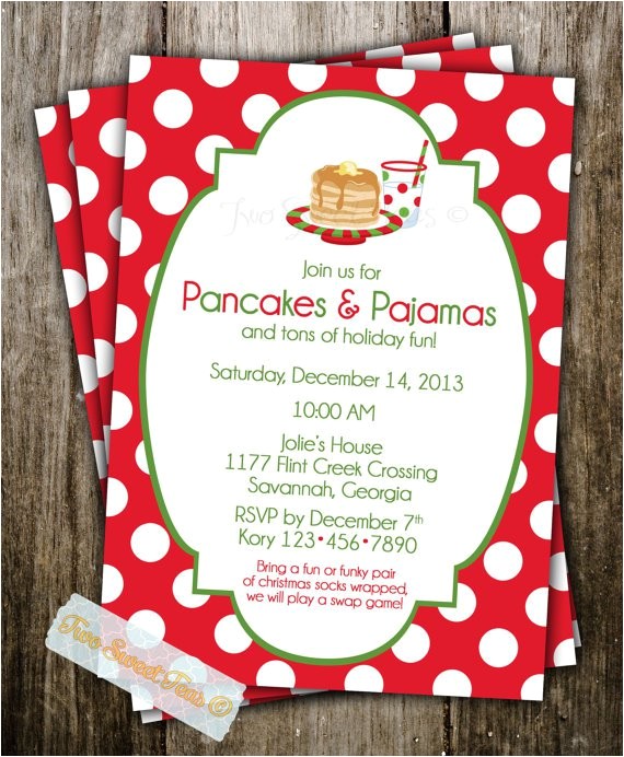 Pajama Party Invitation Wording for Adults Pajama Party Invitations