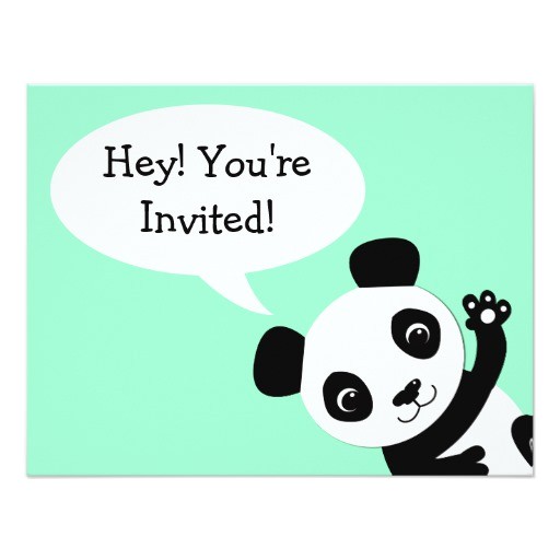 Panda Bear Birthday Party Invitations Simple Panda Bear Birthday Invitation Zazzle Panda Bear Birthday Party Invitations Simple Panda Bear Birthday Invitation Zazzle
