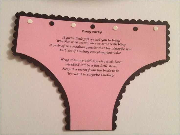 Panty Party Invitations 17 Best Images About Pink and Gold Party On Pinterest
