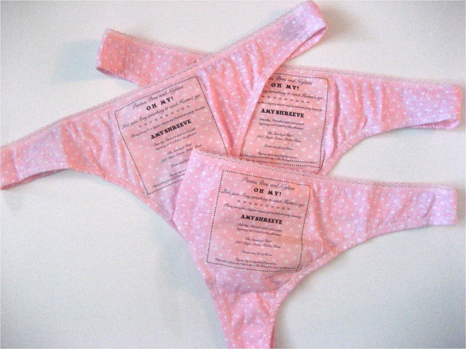 Panty Party Invitations Bachelorette Party Invitations Chipsandsalsadesigns
