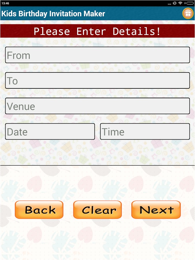 Party Invitation Maker App Kids Birthday Invitation Maker android Apps On Google Play