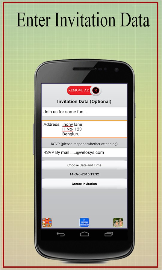 Party Invitation Maker App Party Invitation Card Maker android Apps On Google Play
