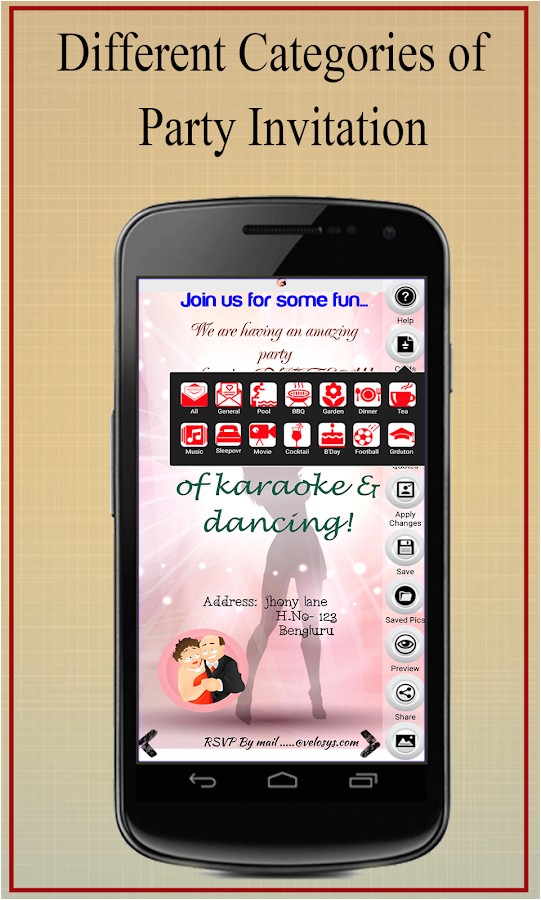 Party Invitation Maker App Party Invitation Card Maker android Apps On Google Play