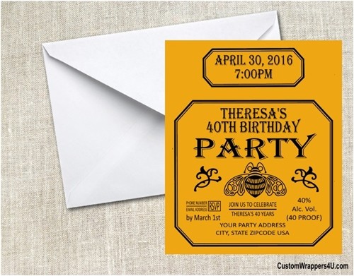 Patron Party Invitation Patron Tequila Birthday Party Invitation