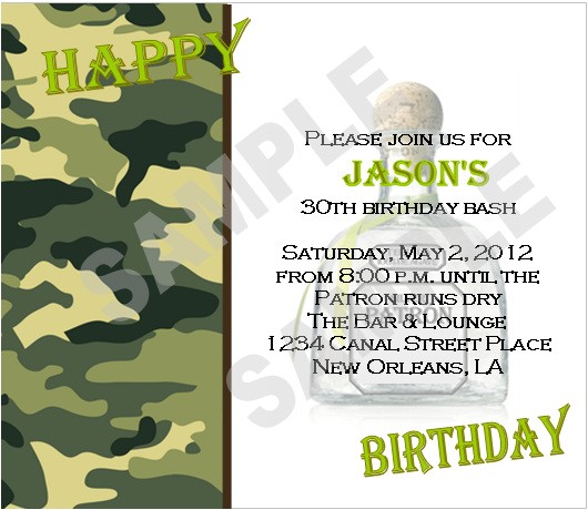 Patron Party Invitation solutions event Design by Kelly Patron theme Birthday