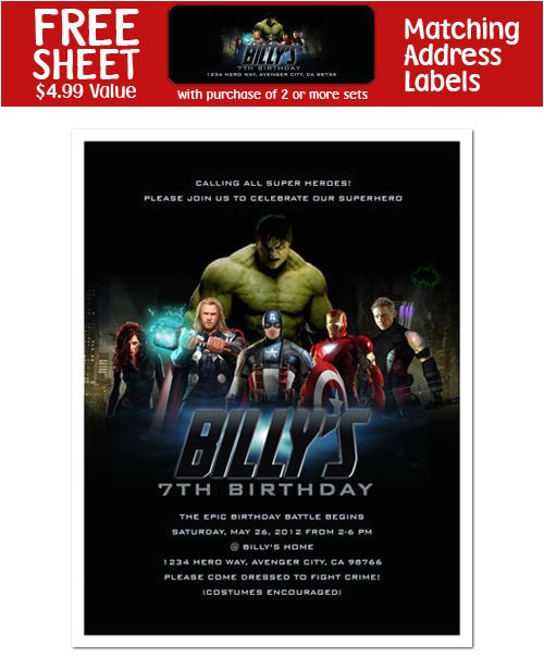 Personalized Avengers Birthday Party Invitations 8 Avengers Birthday Party Personalized Invitations Ebay Personalized Avengers Birthday Party Invitations 8 Avengers Birthday Party Personalized Invitations Ebay