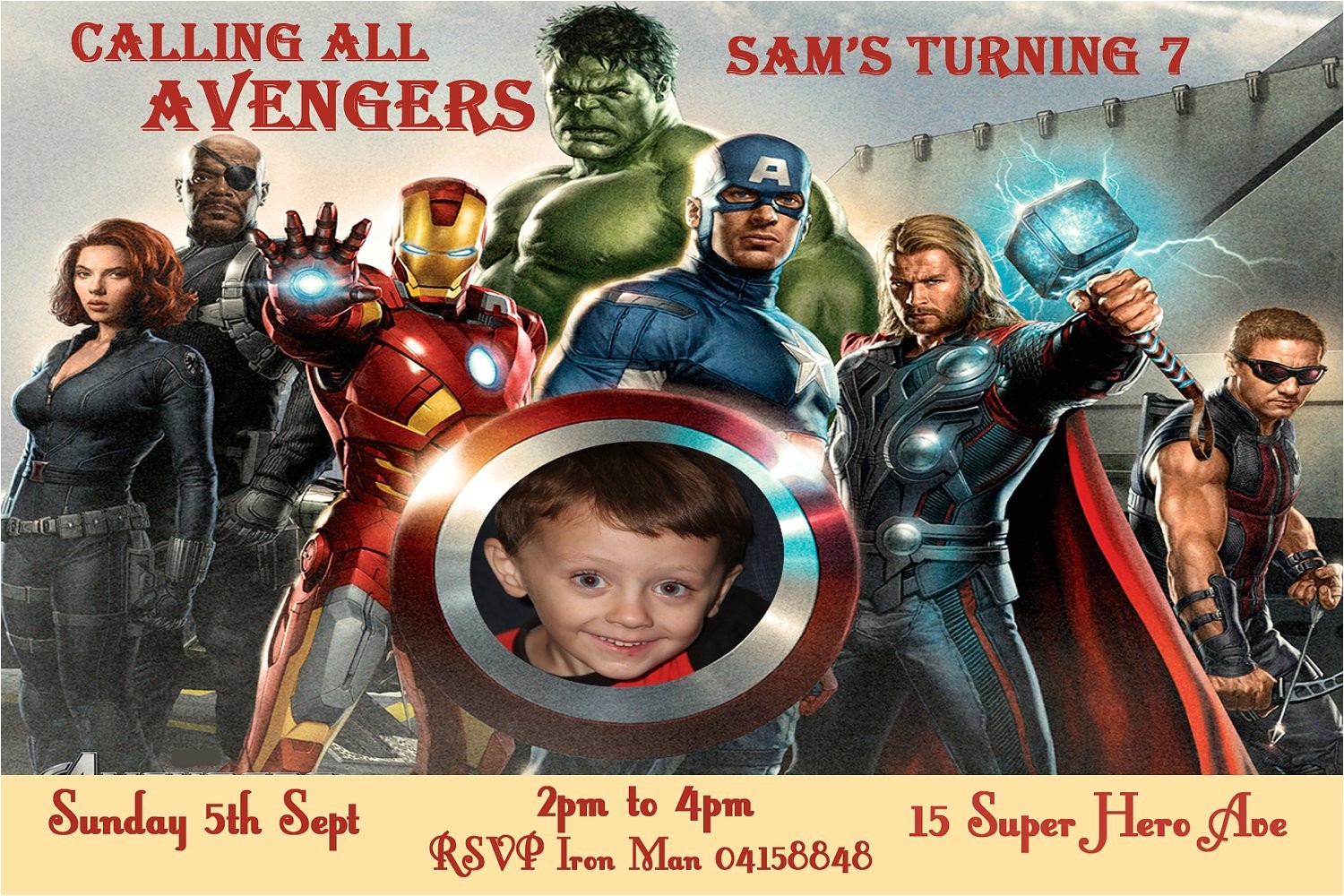 Personalized Avengers Birthday Party Invitations Items Similar to Avengers Birthday Invitation Personalized Personalized Avengers Birthday Party Invitations Items Similar to Avengers Birthday Invitation Personalized