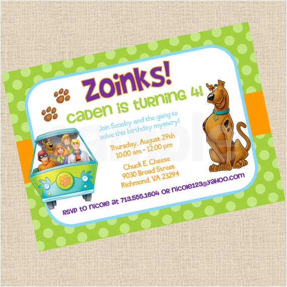 Personalized Scooby Doo Party Invitations Gorgeous Personalized Scooby Doo Party Invitations In Personalized Scooby Doo Party Invitations Gorgeous Personalized Scooby Doo Party Invitations In